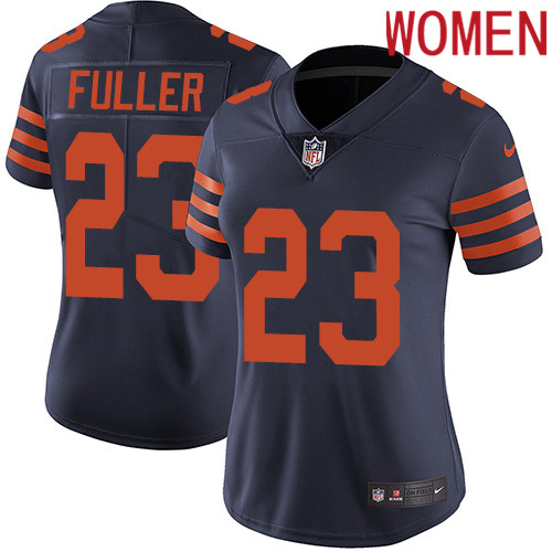 2019 Women Chicago Bears #23 Fuller BLUE Nike Vapor Untouchable Limited NFL Jersey style 2